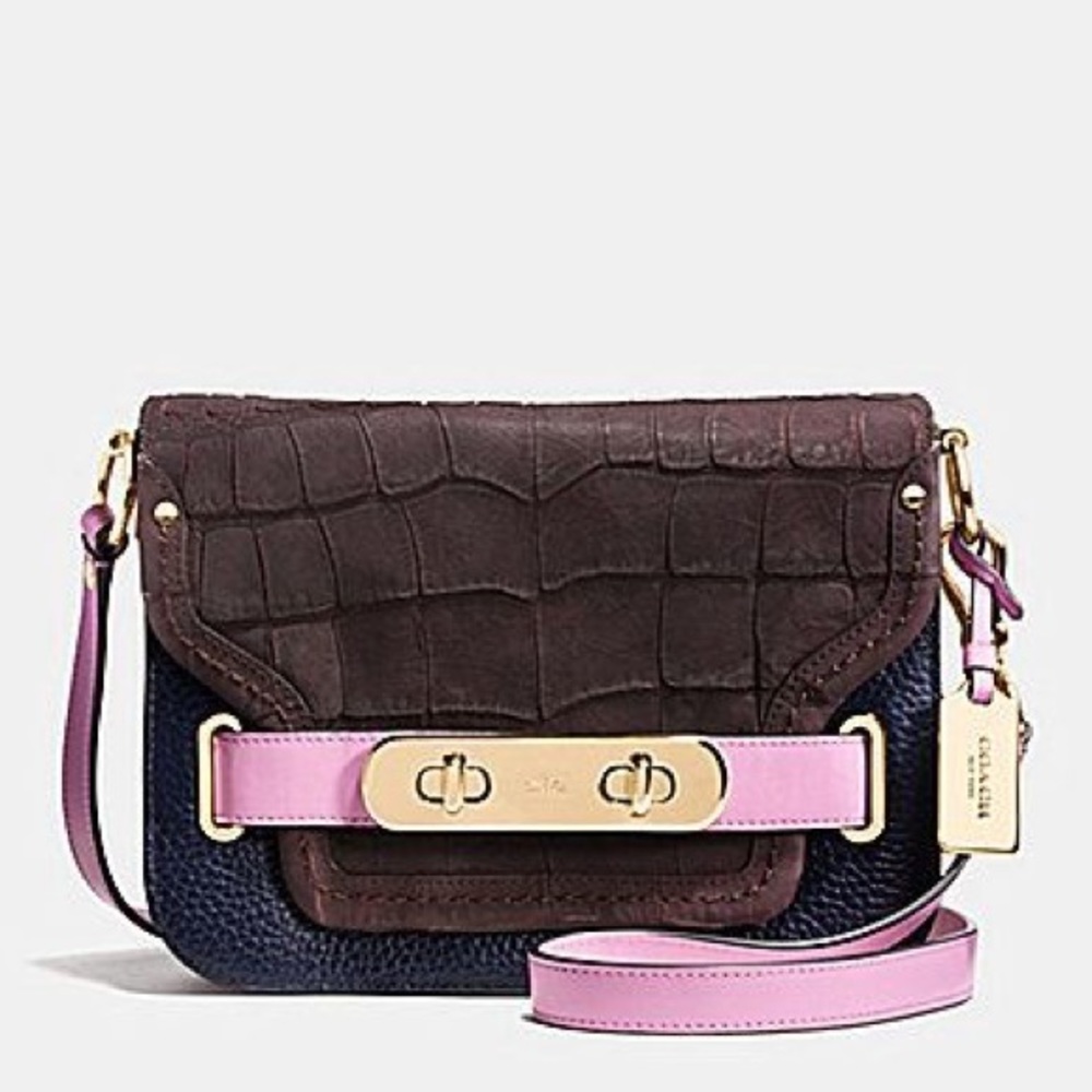 COACH Metallic Swagger Crossbody